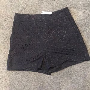 Brand new Express black lace shorts